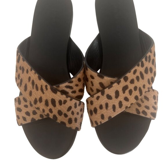Jenni Kayne Leopard Print Slide Sandals - Picture 2 of 6
